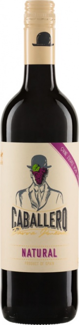 Caballero Andante Tinto Natural La Mancha DO 2023 Irjimpa ohne SO2-Zusatz (im 6er Karton) 