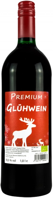 Premium Glühwein rot 1,0 l (im 6er Karton) 