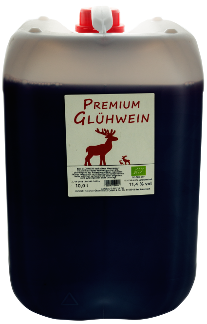 Bio Premium Glühwein rot 10 l Kanister 
