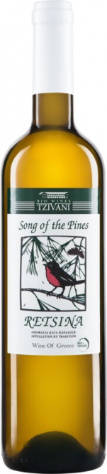 Retsina SONG OF THE PINES PGI Tzivani (im 6er Karton) 