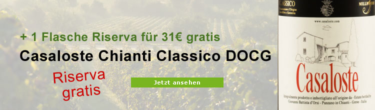 Biowein Casaloste Chianti Riserva gratis